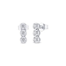 Orecchini Bliss Meraviglia Trilogy 20111556 Earrings Oro Bianco Diamanti 0,30 ct
