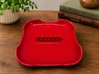 Vintage Haeger Pottery 8006 Red Mid Century Modern Atomic Ashtray Catchall...