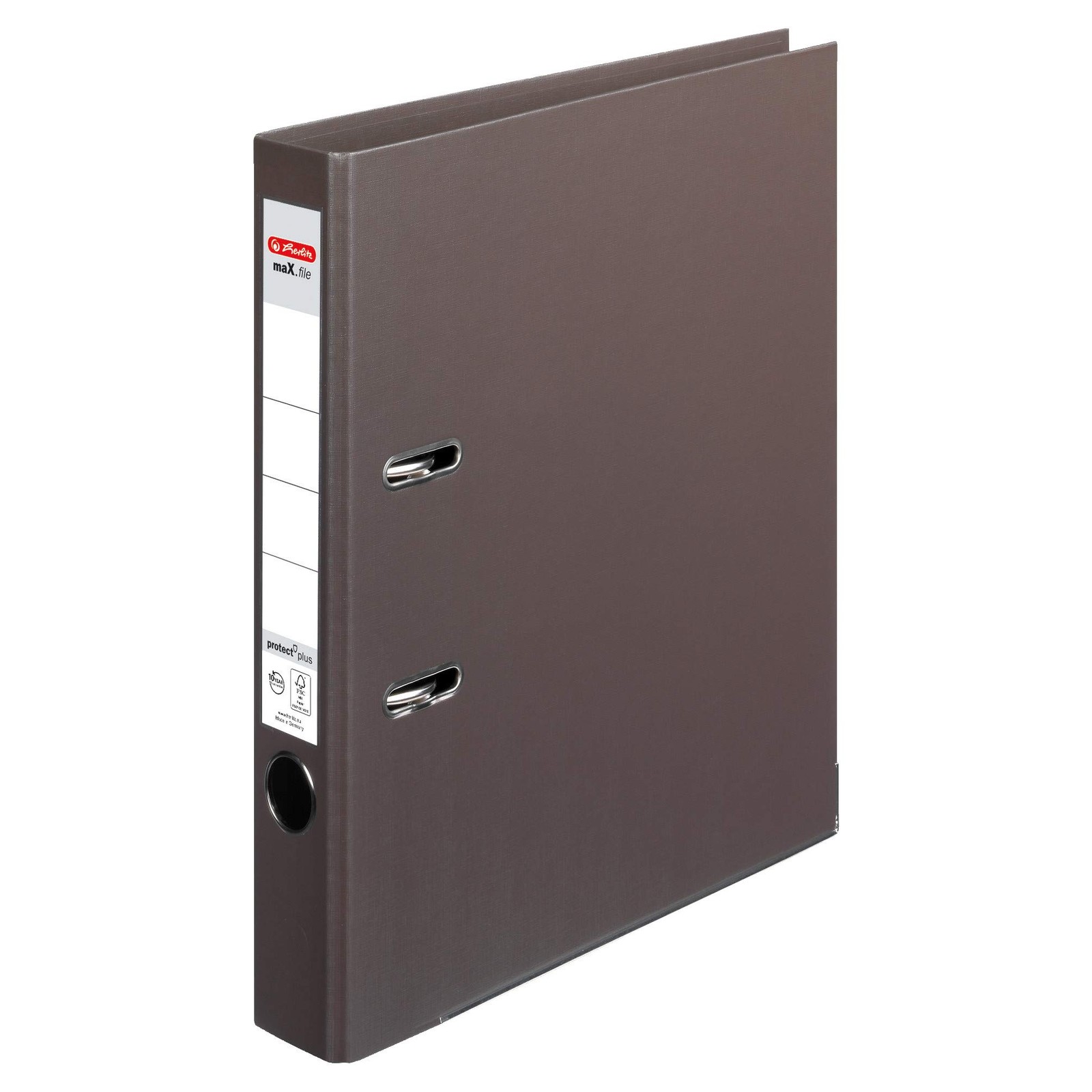 Herlitz max. File Protect + 10834729 Folder A4 5 cm Spine Full Cover   Black Bro