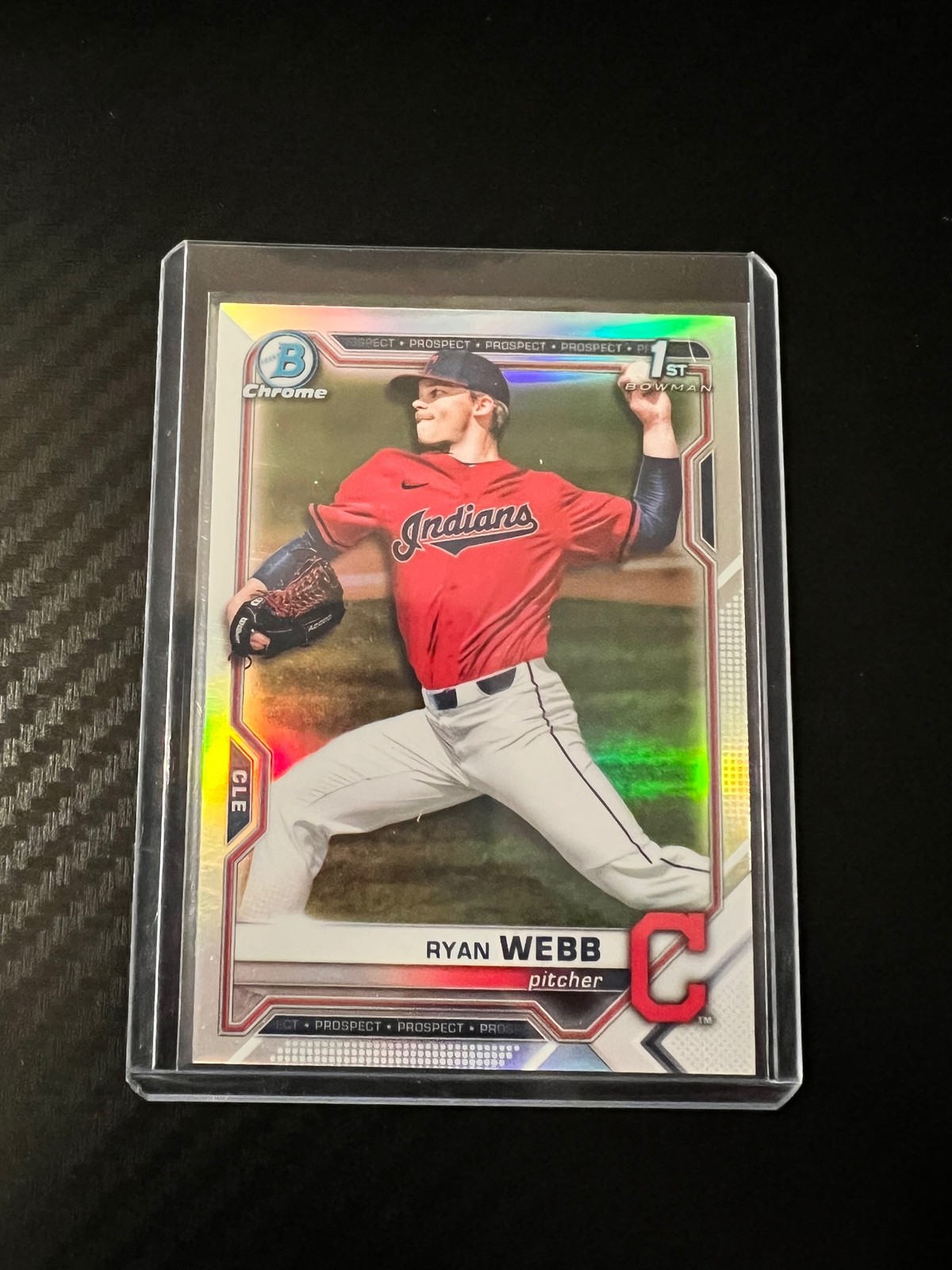 2021 Bowman Draft #BDC-57 Ryan Webb Chrome Refractor
