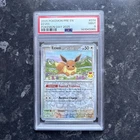2025 Pokemon Prismatic Evolution Eevee Pokemon Day 074/131 PSA 9