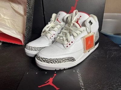 Nike Air Jordan 3 III White Cement Retro 2011 12US - image 1 of 4