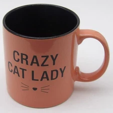 About Face Designs Crazy Cat Lady Whiskers 20oz Oversize Coffee Cup Mug