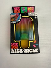 Schylling NeeDoh Nice-Sicle Rainbow Popsicle Super Solid Squishy