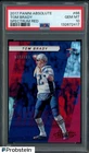 2017 Panini Absolute Spectrum Red #66 Tom Brady Patriots 72/100 PSA 10 GEM MINT