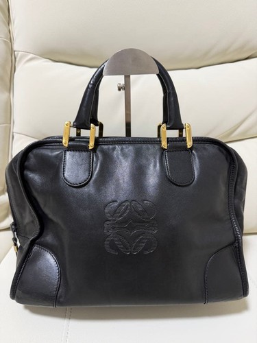 LOEWE Amazona 32 anagram leather handbag mini Boston bag 978966