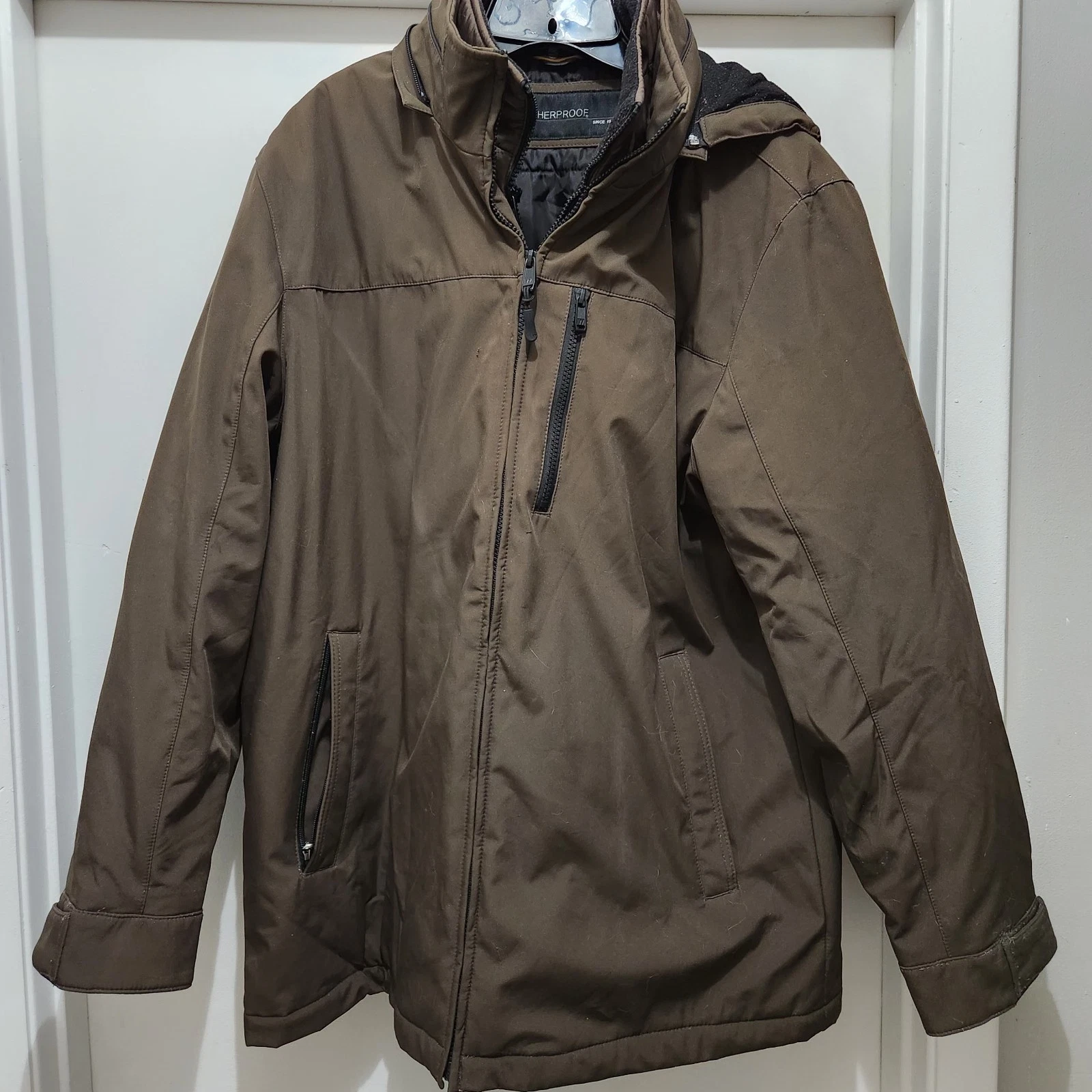 Weatherproof - Men's Cold Protection Jacket + Detachable Hoodie - Oliver Sz L