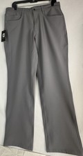 FootJoy Athletic Fit Golf Pants Mens 33x30 Gray Performance Stretch 5-Pocket FJ