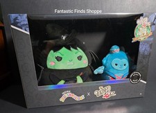 Squishmallows Wizard of Oz 85th Wicked Witch 8" Winged Monkey 4" NWT Boxed Set