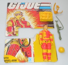 Vintage 1984 Blowtorch File Card G.I. GI Joe 100% Complete Figure 3.75 ARAH Read