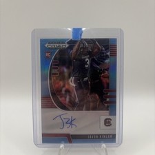 2020 Panini Prizm Draft Picks /30 Blue Javon Kinlaw #161 Rookie Auto RC SSP