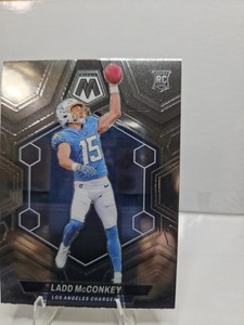 2024 Panini Mosaic - Rookies Ladd McConkey #334 Silver Prizm (RC)