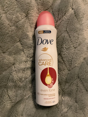 Dove Advanced Care Even Tone Antiperspirant Spray 150ml 0% Alcohol 72h