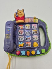 VTECH Disney Winnie The Pooh Teach N Lights Phone Learning Toy Tested Working