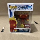 Fantastic Four Human Torch Funko Pop! Marvel Collector Corps Exclusive #572