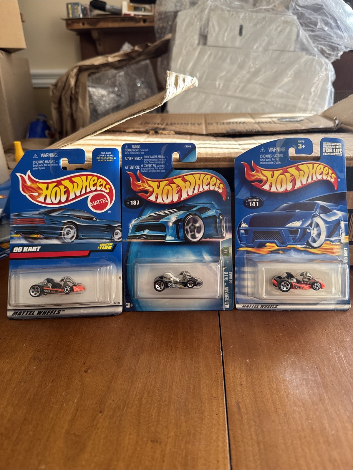 (3). Hot Wheels Go Karts Read Description