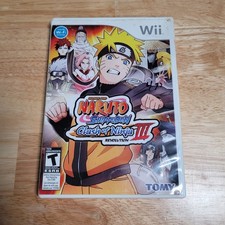 Naruto Shippuden: Clash of Ninja Revolution III Nintendo Wii No Manual - Tested