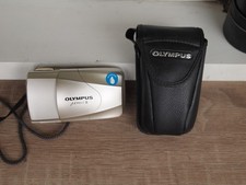 Olympus mju II Silver Point Shoot 35mm Film Camera US DUTIES INCLUDED