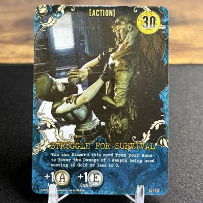 Resident Evil Deck Building Game Struggle For Survival AC-012 Action Card