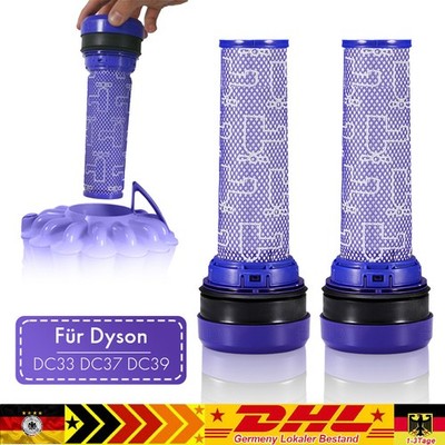 2 Ersatz-Filter Motorschutzfilterzylinder für Dyson DC33 DC37 C DC39 923413-01~~
