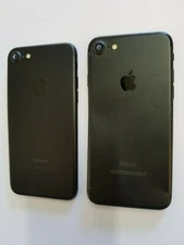 Lot X2 For Apple iPhone 7 Black Housing Screen Frame Replacement Part