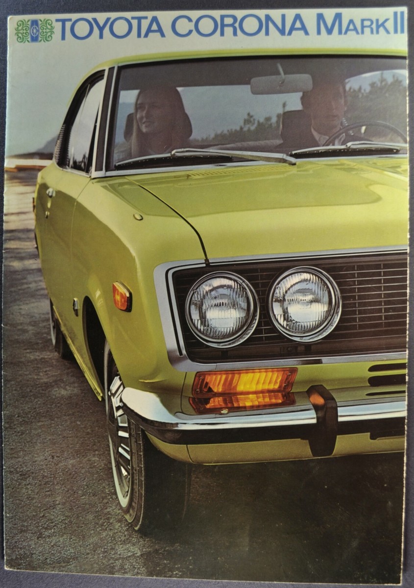1971 Toyota Corona Mark II Brochure 1900 Sedan Coupe Wagon