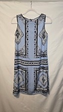 Philosophy Size 2 NWOT Black and Blue Lined Sheath Dress