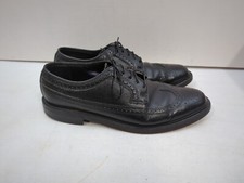Florsheim Black Leather Wing Tip Oxford Shoes Men's size 9 D