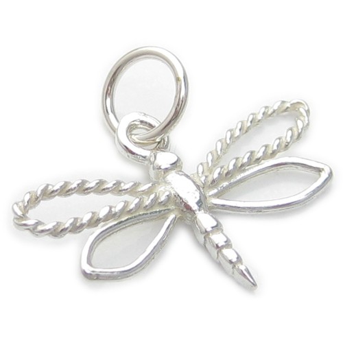 Blue*Bunny Ciondolo Libellula 3D In Argento 925 – Gioiello Realistico