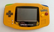 Nintendo Game Boy Advance  Console - Pikachu Pokemon Edition - Custom New Shell