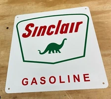 Sinclair Gasoline  Aluminum Metal Sign Dino Dinosaur 12x12