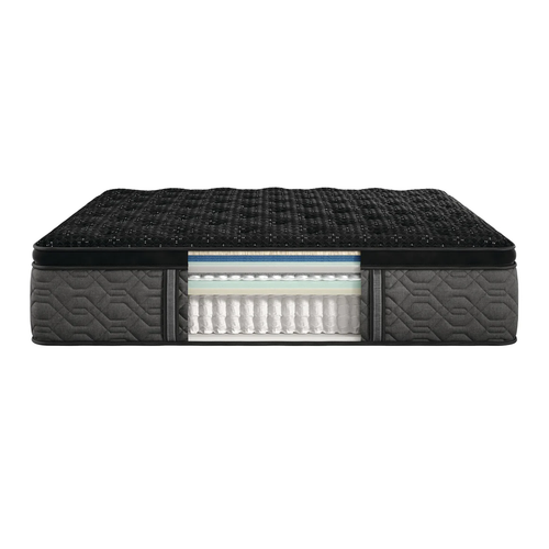 SIMMONS BEAUTYREST KING BLACK SERIES 3 PILLOWTOP PLUSH MATTRESS NEW CLEARANCE - Picture 5 of 8
