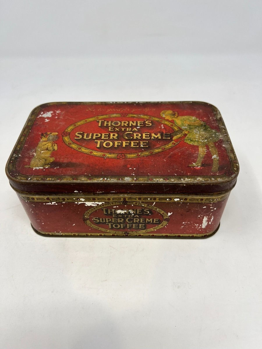 Vintage Thorne's Toffee Tin - Extra Super Creme Toffee | eBay