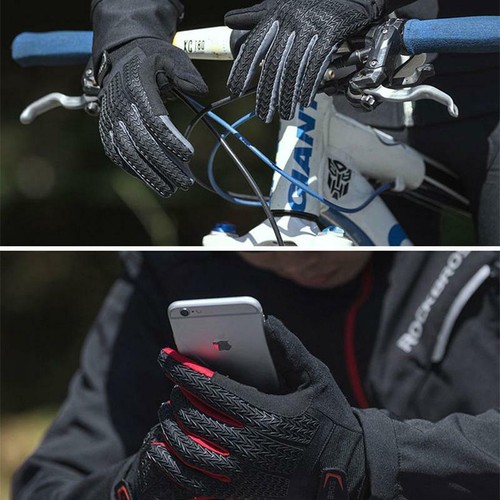 Cycling Gloves Outdoor Sports Bicycle Bike Motorcycle Gloves Touch Screen Spring - Picture 12 of 14