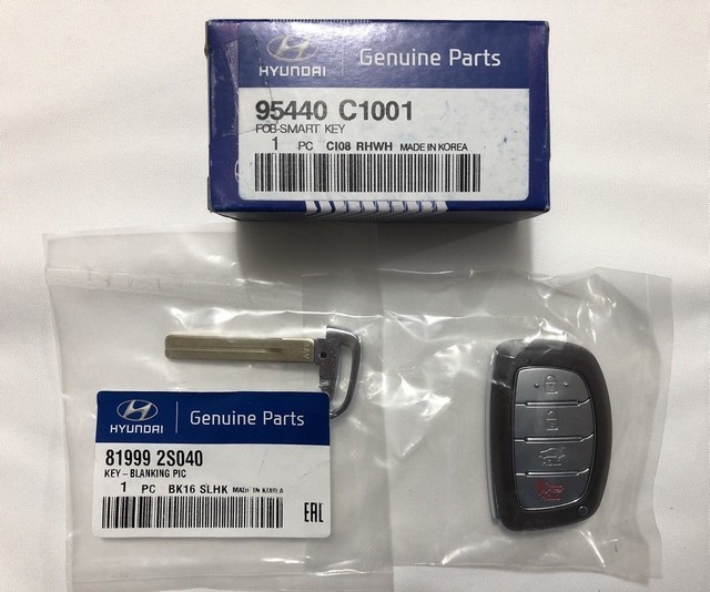 Genuine Hyundai Elantra 20172028 Smart Key FOB Keyless Entry Remote