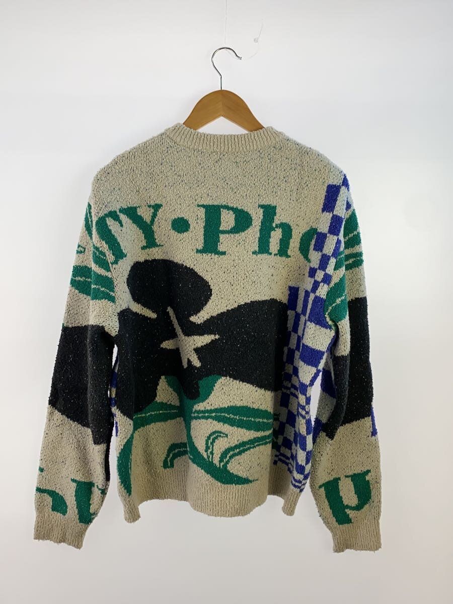 KHOKI knit sweater 24AW intarsia-knit jumper (thick 1 cotton KHOKI knit sweater 24AW intarsia-knit jumper (thick 1 cotton