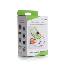 36 in 1 Multi-Purpose Screwdriver Set Professional DIY Repairing Tool Kits