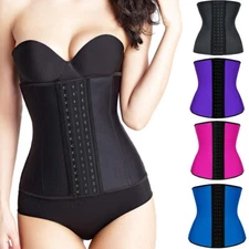 US Colombian Fajas Body Shaper Waist Trainer Cincher Slim Shapewear LATEX Girdle