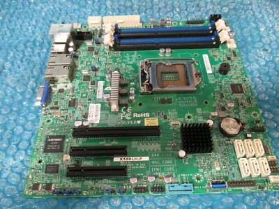 SuperMicro X10SLH-F Micro-ATX Motherboard
