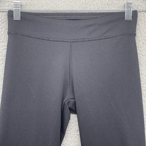 Reebok Girls Leggings Black Pull On Elastic Waist Mid Rise Active Size L (12-14) - Picture 2 of 9