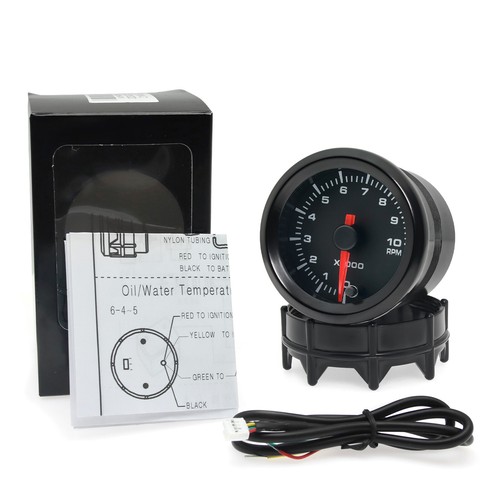 2" 52mm 7 Colors LED Tachometer Gauge 0-10000RPM Tacho Meter For Car Auto - Picture 22 of 22