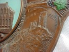 Vintage German Souvenir Plate 3D Landmarks Metal Loreley Stadt Koln Wall Decor — photo 6
