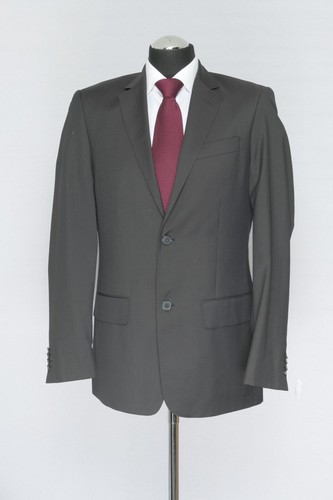 180 PW42 Selection S. Oliver Anzug Sakko Gr. 94 Hose Gr. 50 grau gestreift - Bild 2 von 6