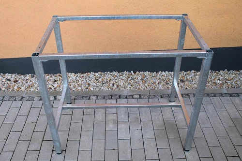 Werkbankgestell Typ B Stahl - Tischgestell Arbeitstisch Werkbank Metall verzinkt