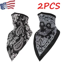2pcs Neck Gaiter Bandana Face Mask Cooler UV Sun Protection Cooling Gator Shield