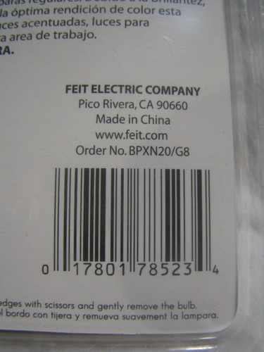 Feit Electric 20W Xenon Bulb G8 Fitting - One Bulb - Picture 3 of 4