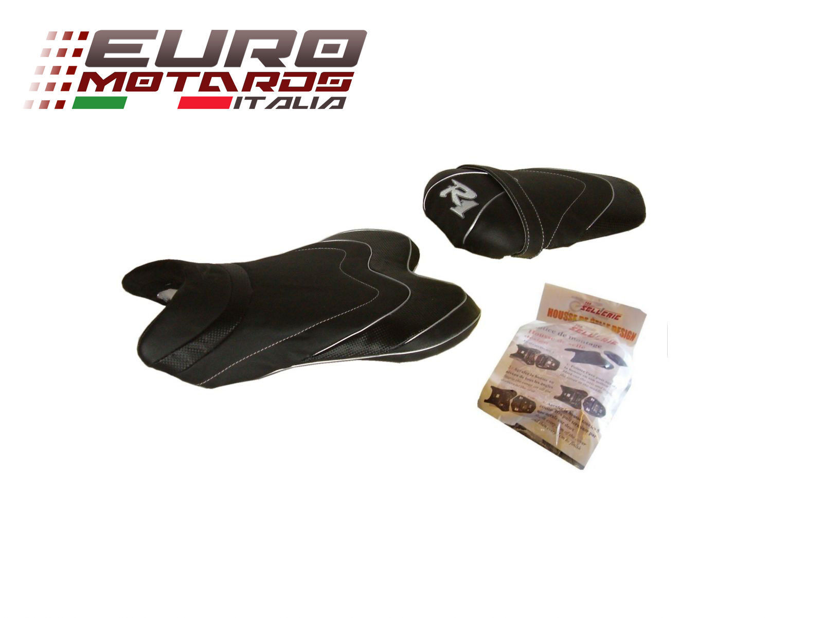 Housse de selle Top Sellerie pour Yamaha YZF R1 2007-2008 noir antidérapant HSD1863