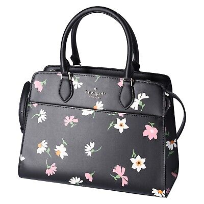 Kate Spade Madison Floral Waltz Medium Top Zip Satchel KF440 Kate Spade Madison Floral Waltz Medium Top Zip Satchel KF440