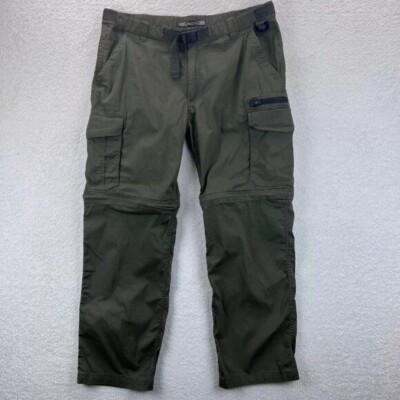 Pantalon cargo 2-en-1 transformable en short homme - Roadsign vert