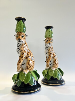 希少 レア LYNN CHASE リンチェイス ジャガー ジャングル 大皿 LYNN